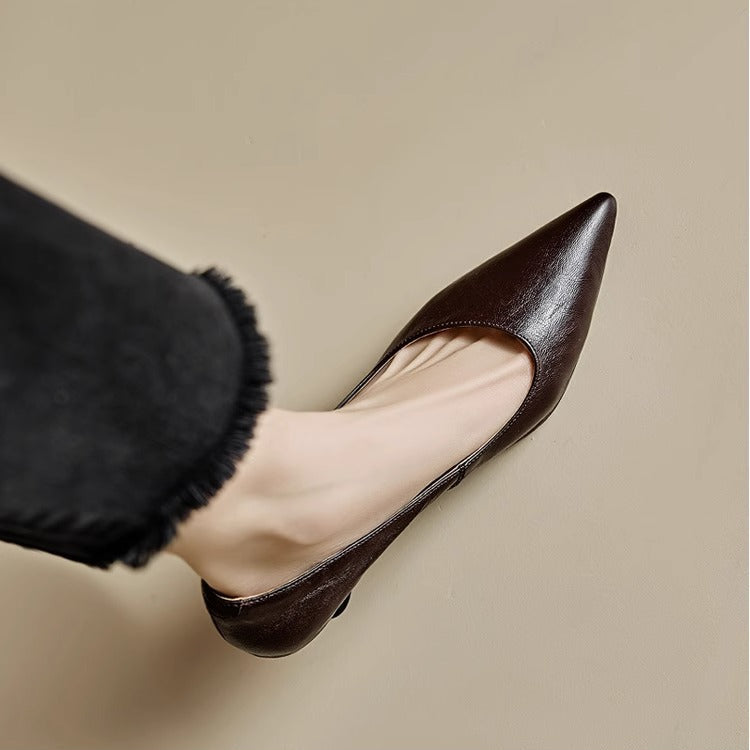 Michèle | Escarpins Élégants à Talon Bas