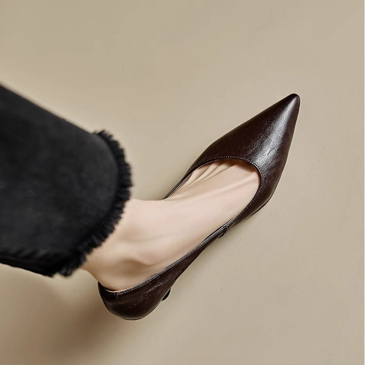 Michèle | Escarpins Élégants à Talon Bas