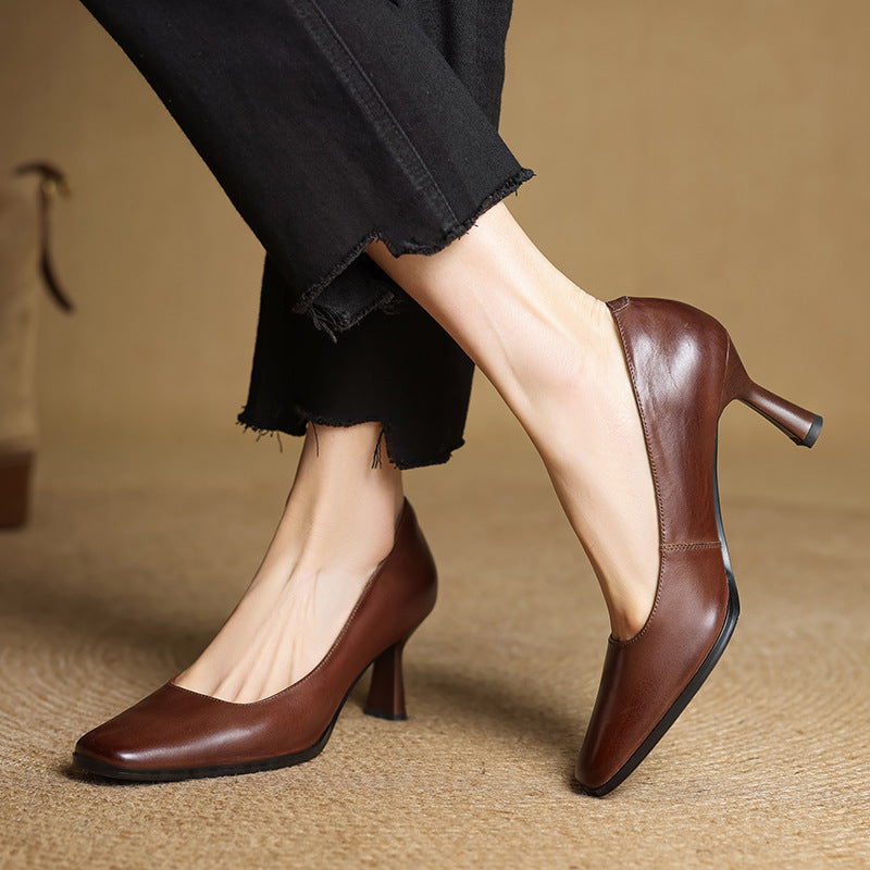 Escarpins en cuir Elviera