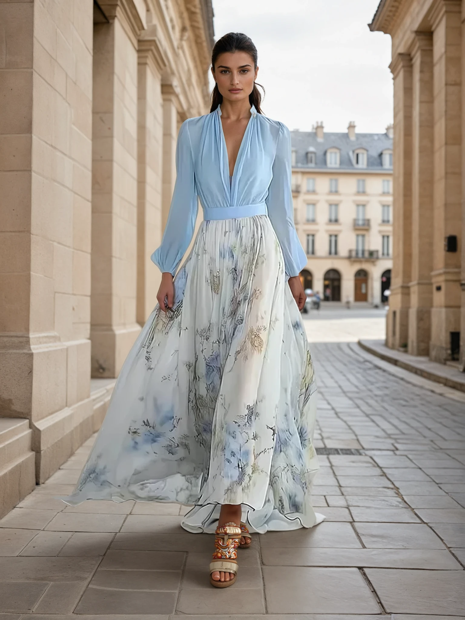 Peniel™ | Robe Maxi Florale Élégante