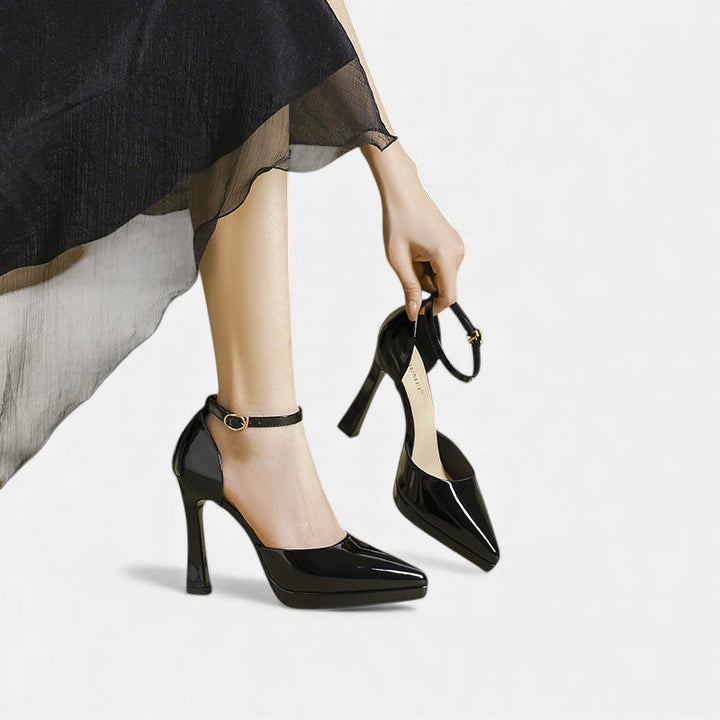 Talons en Cuir Véritable Poli et Élégant