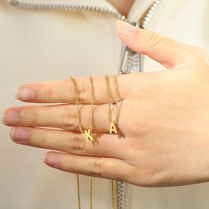 Collier initial en lettres d'amour | Or