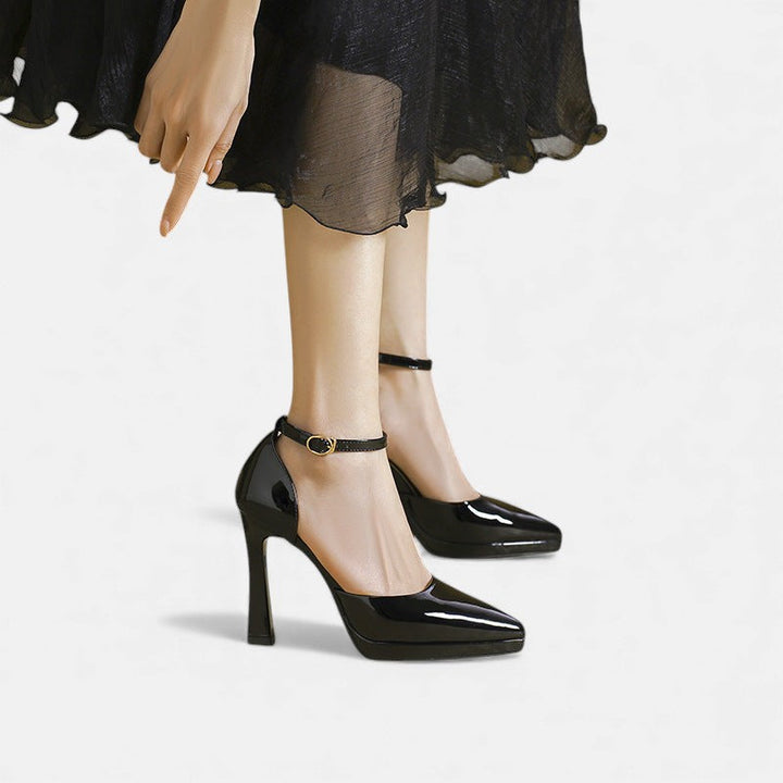 Talons en Cuir Véritable Poli et Élégant