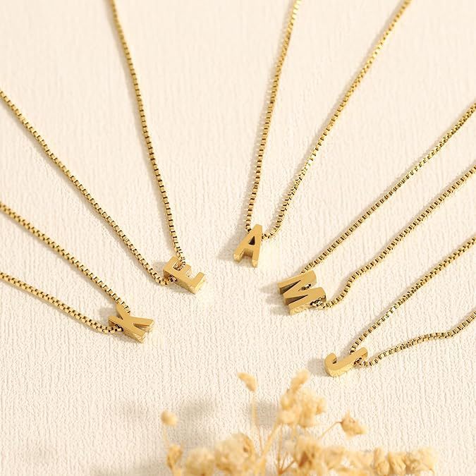 Collier initial en lettres d'amour | Or