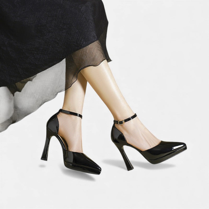 Talons en Cuir Véritable Poli et Élégant