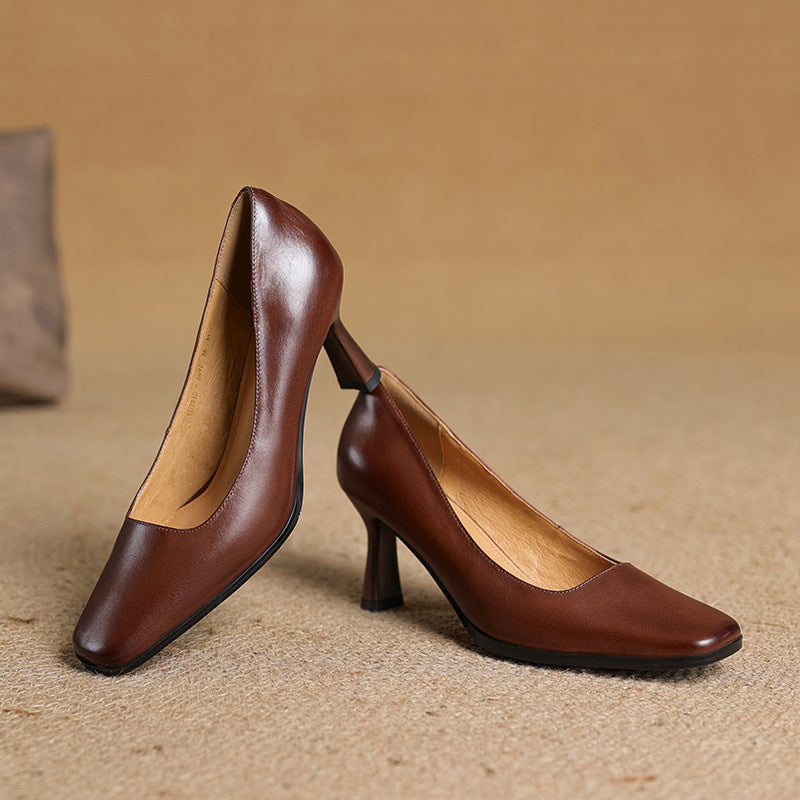 Escarpins en cuir Elviera