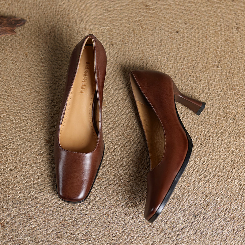Escarpins en cuir Elviera