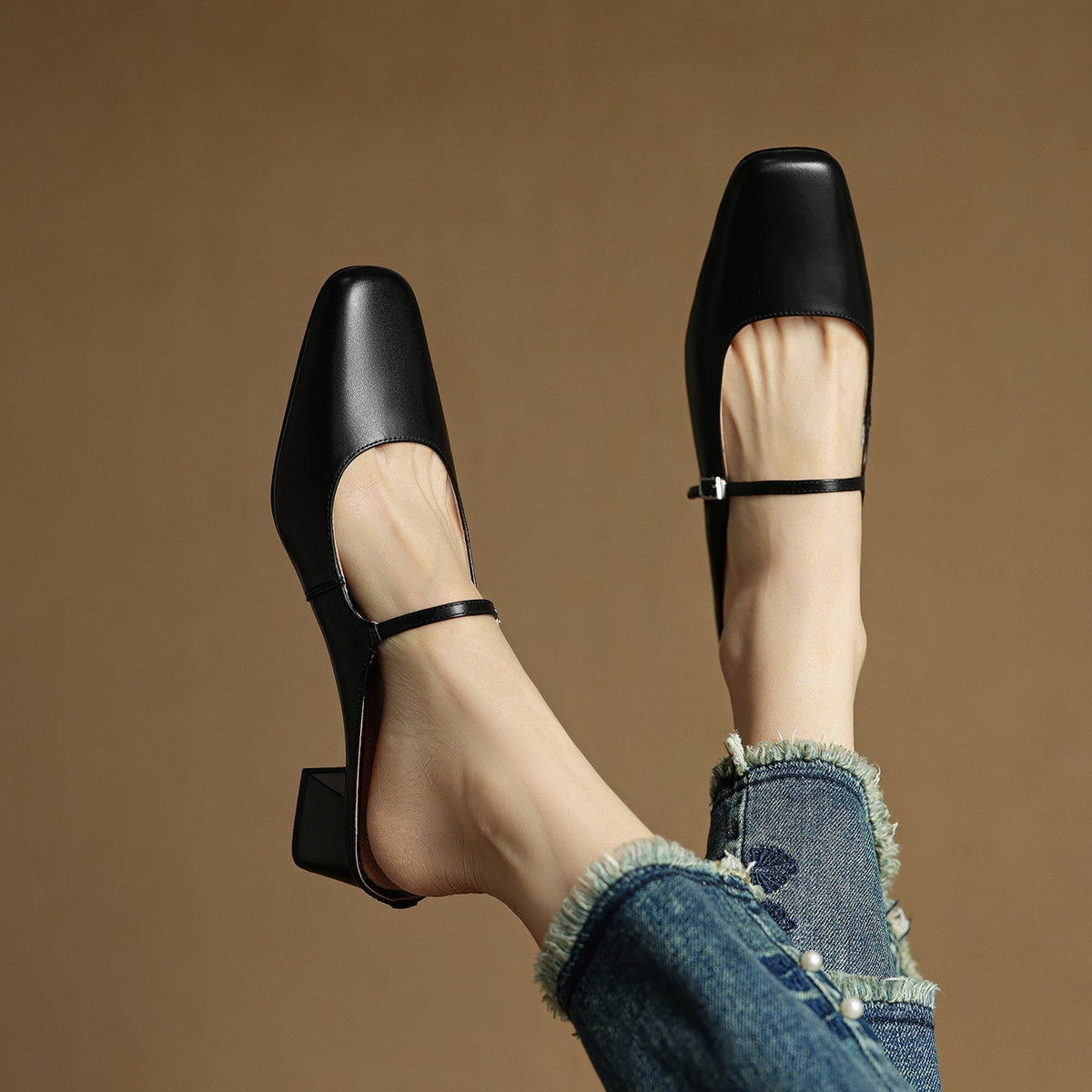 Mules en Cuir Meyra