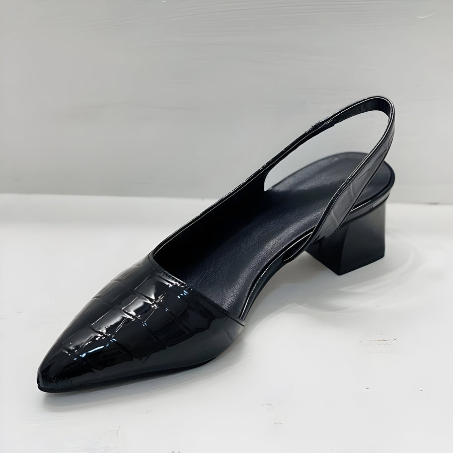 Wynn - Chaussures à talons avec bout large