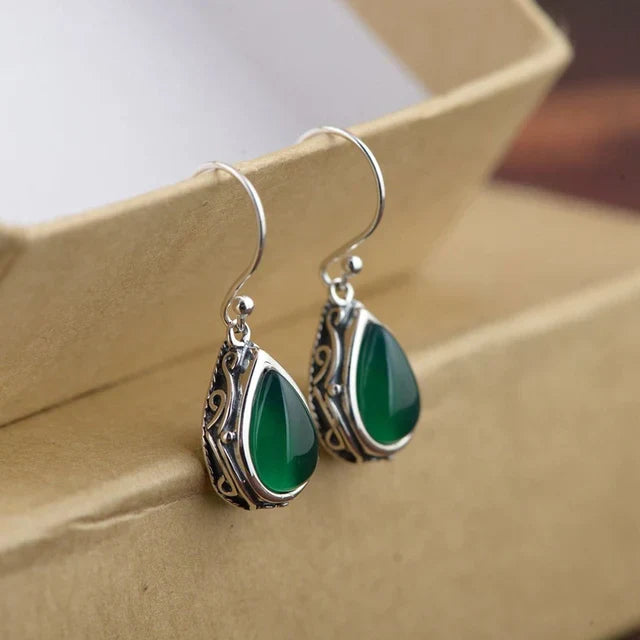 Boucles d'oreilles en cristal vintage