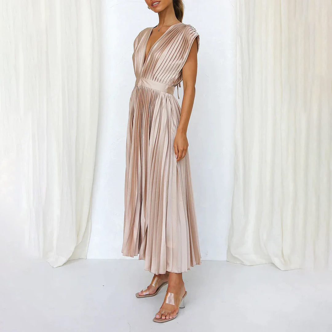 Marni™ | Robe Midi Plissée Intemporelle