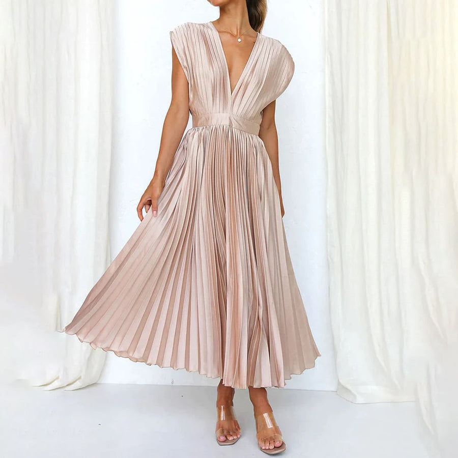 Marni™ | Robe Midi Plissée Intemporelle