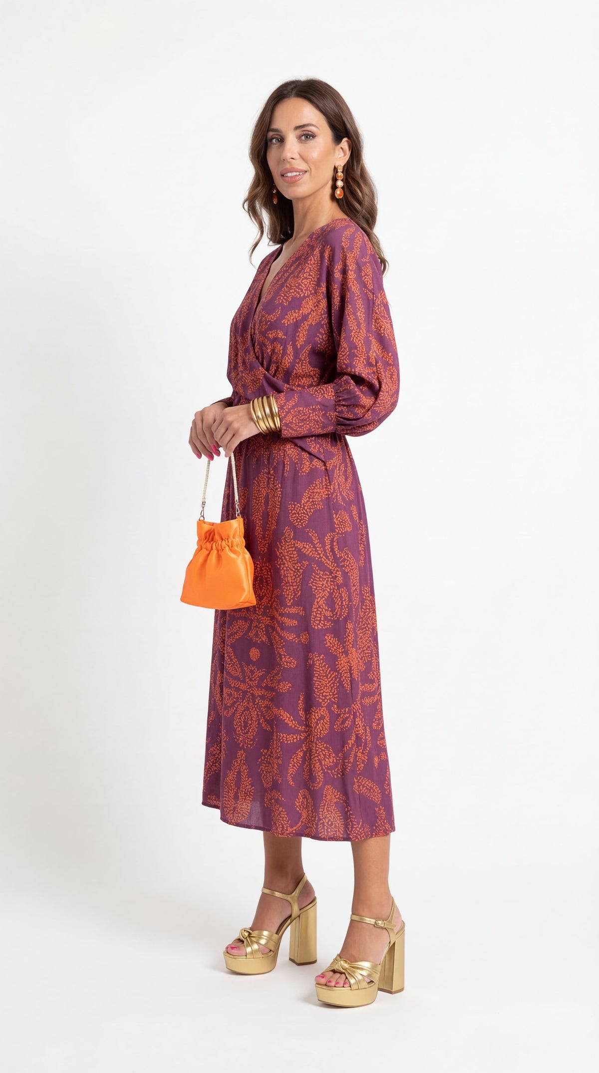 Isadora™ | Robe Midi Imprimée