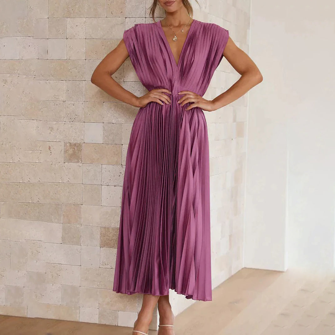 Marni™ | Robe Midi Plissée Intemporelle