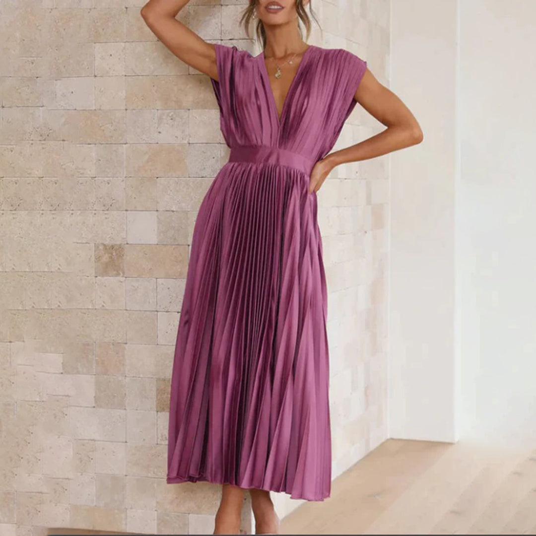 Marni™ | Robe Midi Plissée Intemporelle