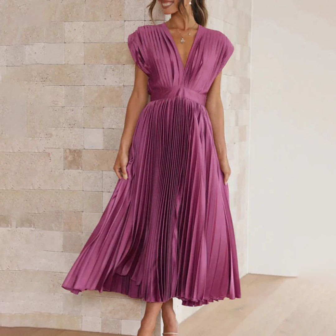 Marni™ | Robe Midi Plissée Intemporelle