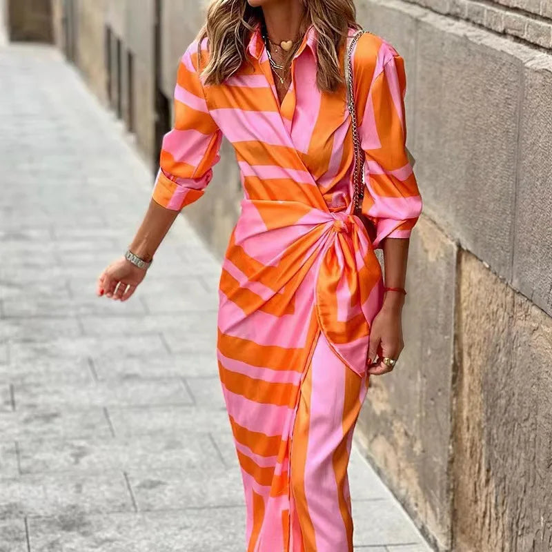 Viki™ | Robe Maxi Élégante d'Été