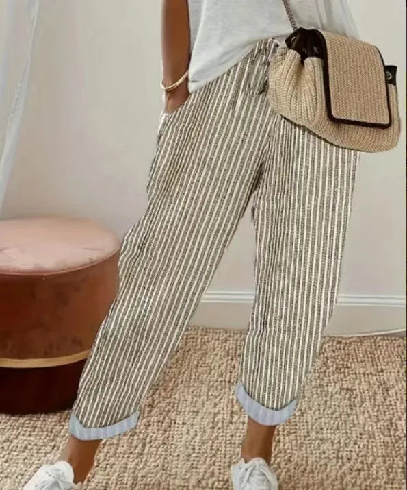 Léa | Short Décontracté Léger Taille Élastique