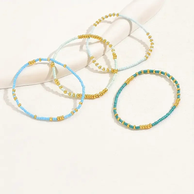 Bracelet Chic Bohémien en Turquoise
