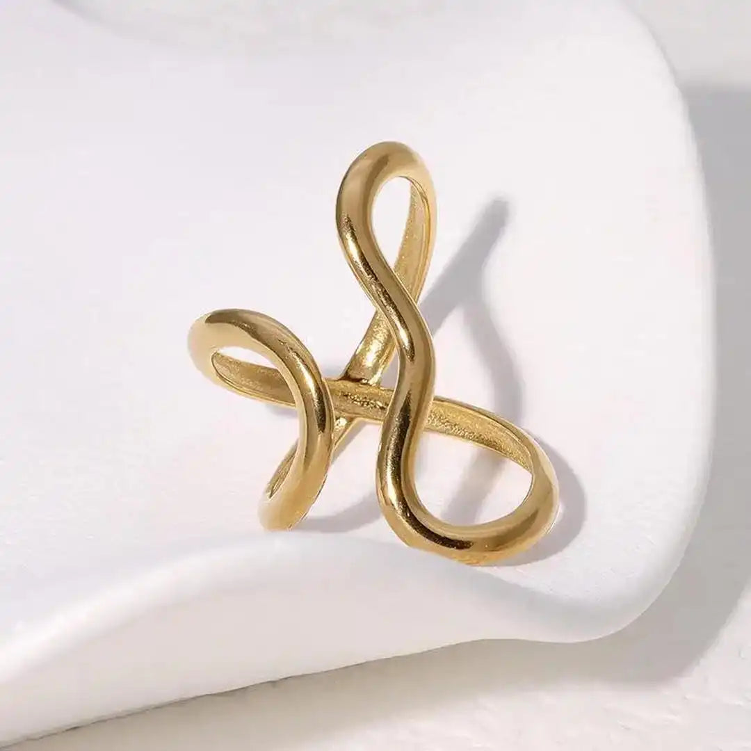 Bague Enchantement Dorée Ajustable