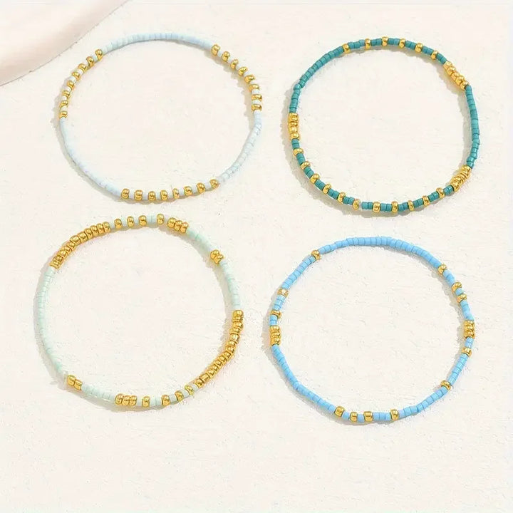 Bracelet Chic Bohémien en Turquoise