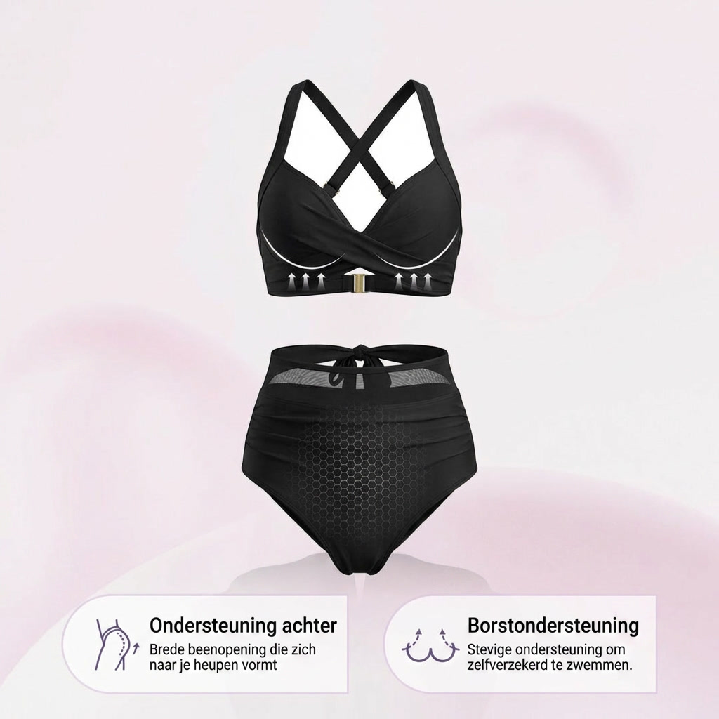 Valérie | Maillot de Bain Une Pièce à Décolleté Croisé