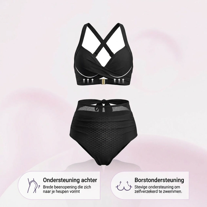 Valérie | Maillot de Bain Une Pièce à Décolleté Croisé