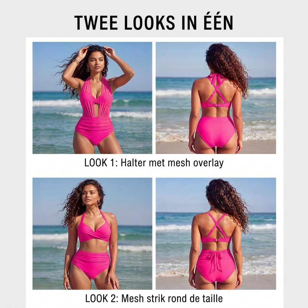 Valérie | Maillot de Bain Une Pièce à Décolleté Croisé
