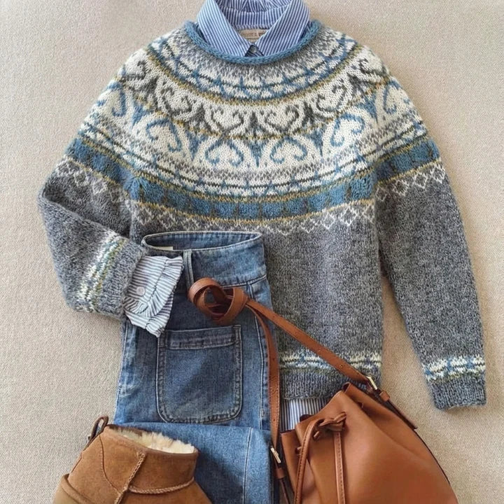 Cheryl™ | Pull Vintage Chic en Tricot