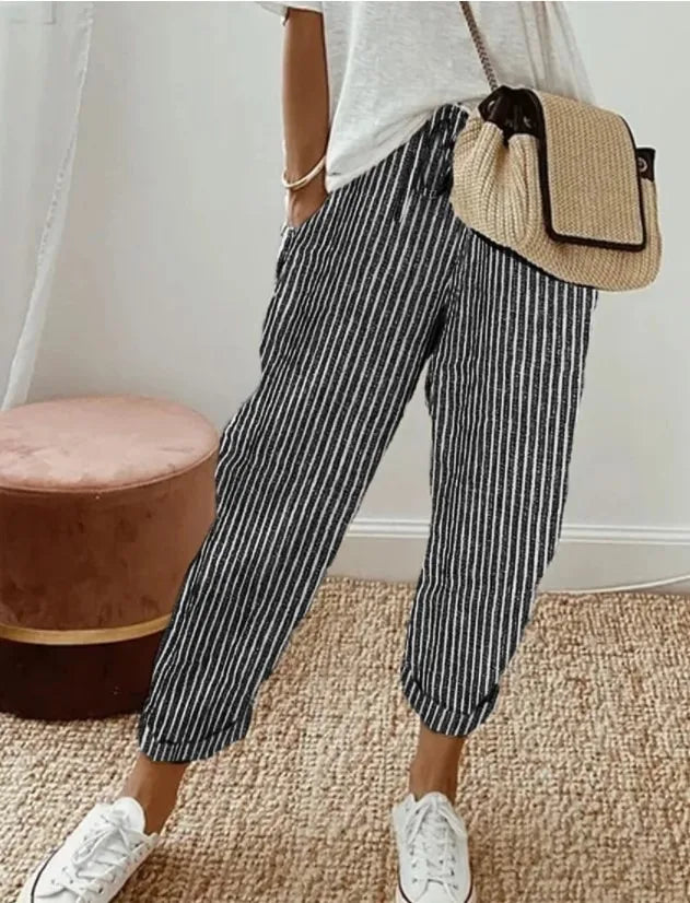 Léa | Short Décontracté Léger Taille Élastique