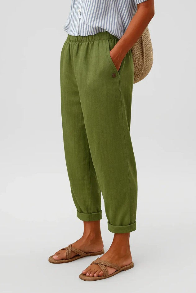 Romina | Pantalon Fluide à Taille Élastique
