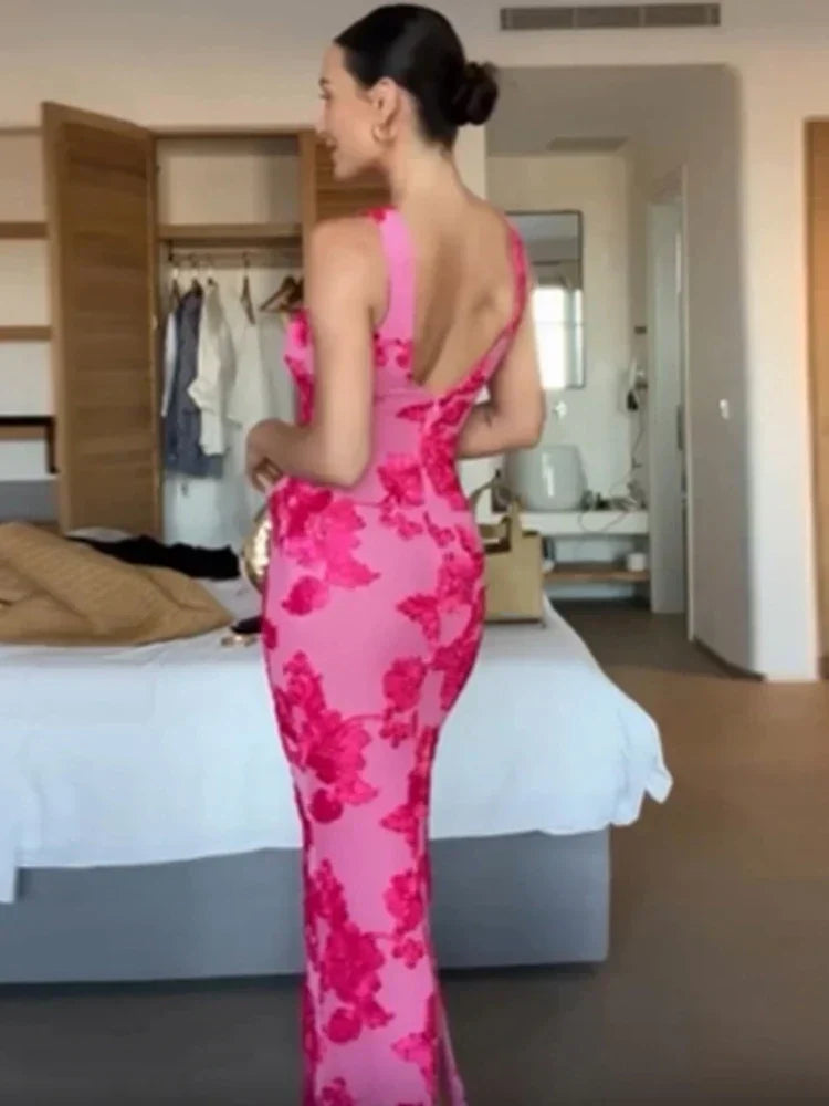 Malcah™ | Robe de Soirée Florale Intemporelle