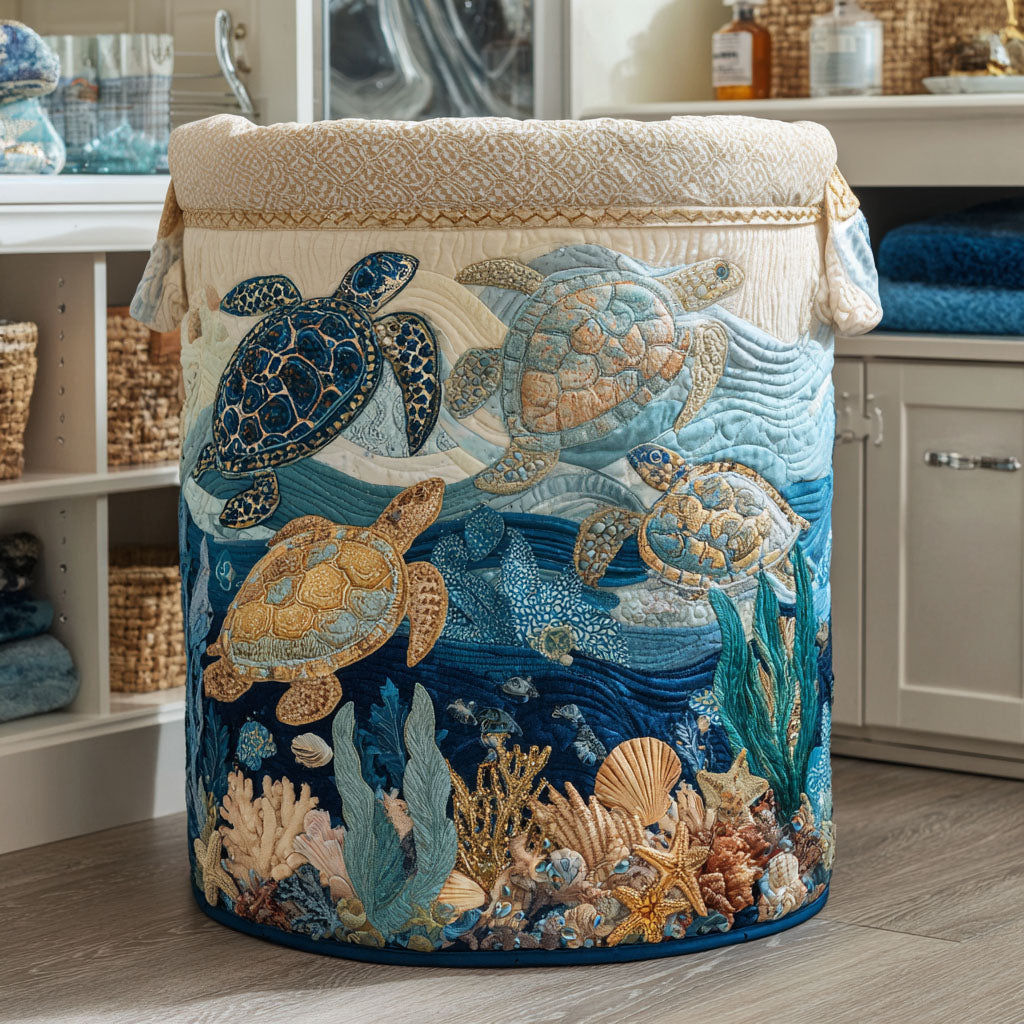 PANIER À LINGE | BRILLANCE DE COQUILLAGE