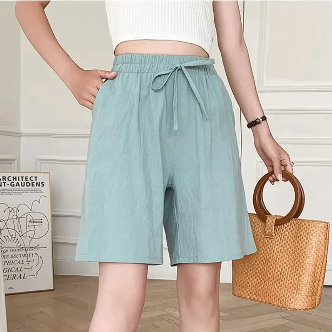 Linda - Pantalon d'été en lin large
