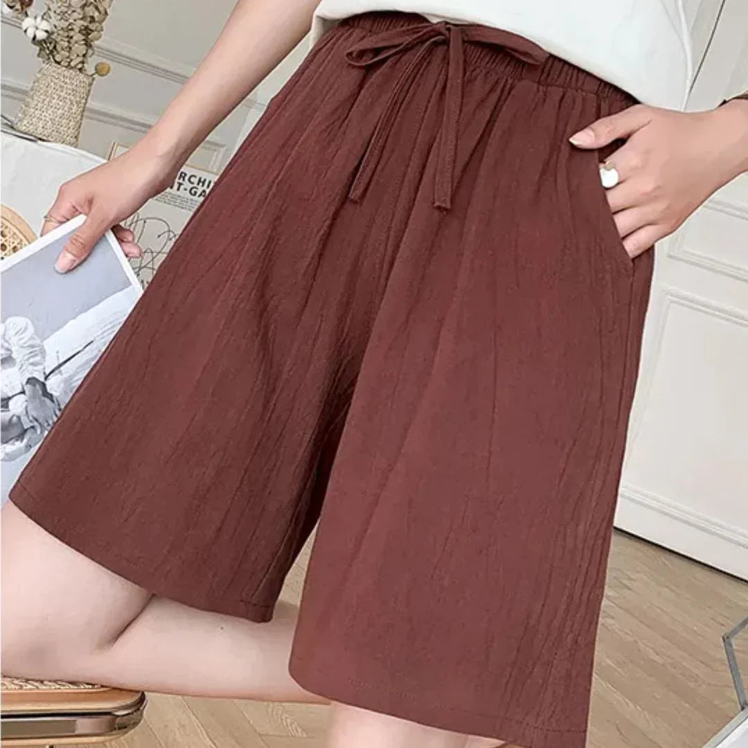 Linda - Pantalon d'été en lin large