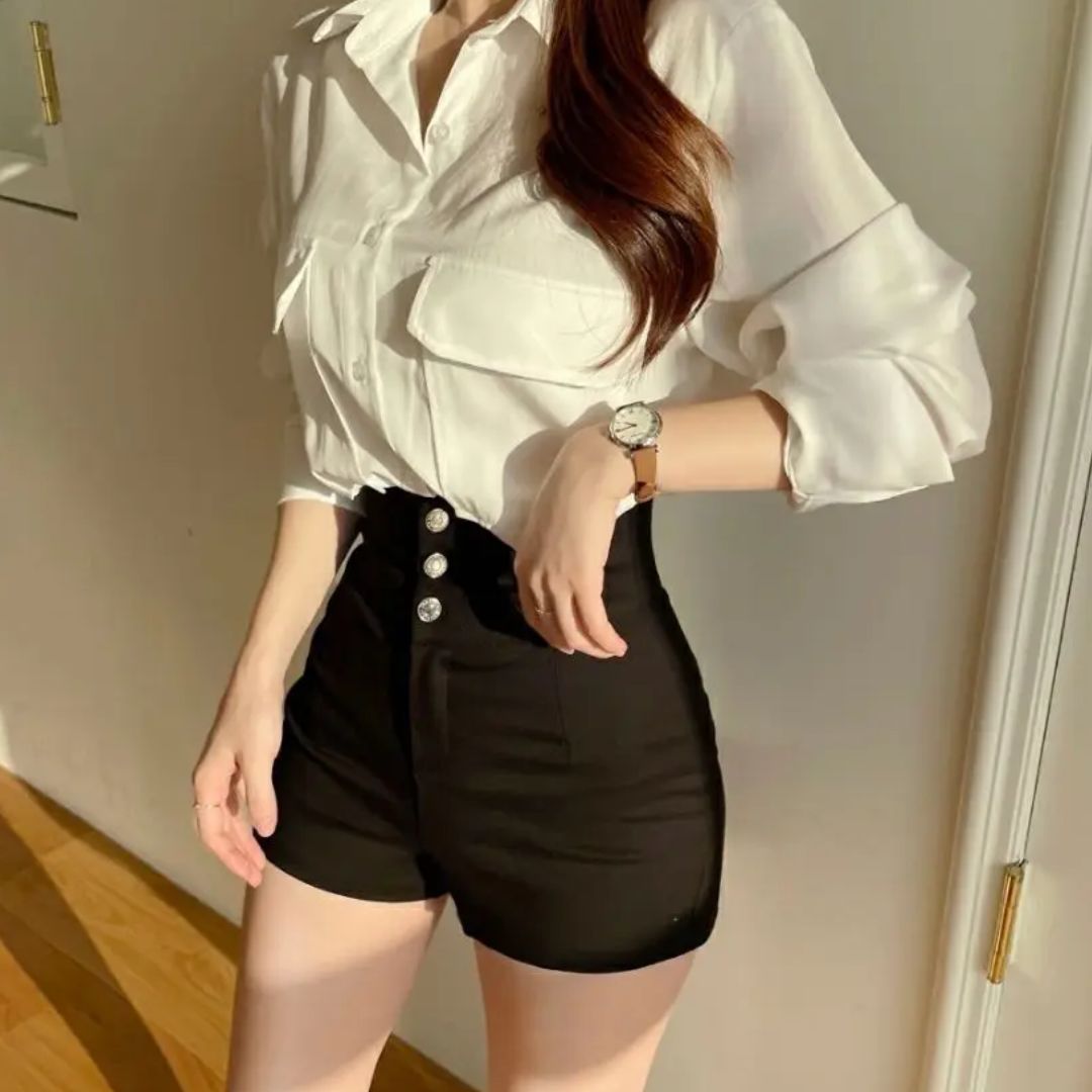 Ilse - Short taille haute élégant