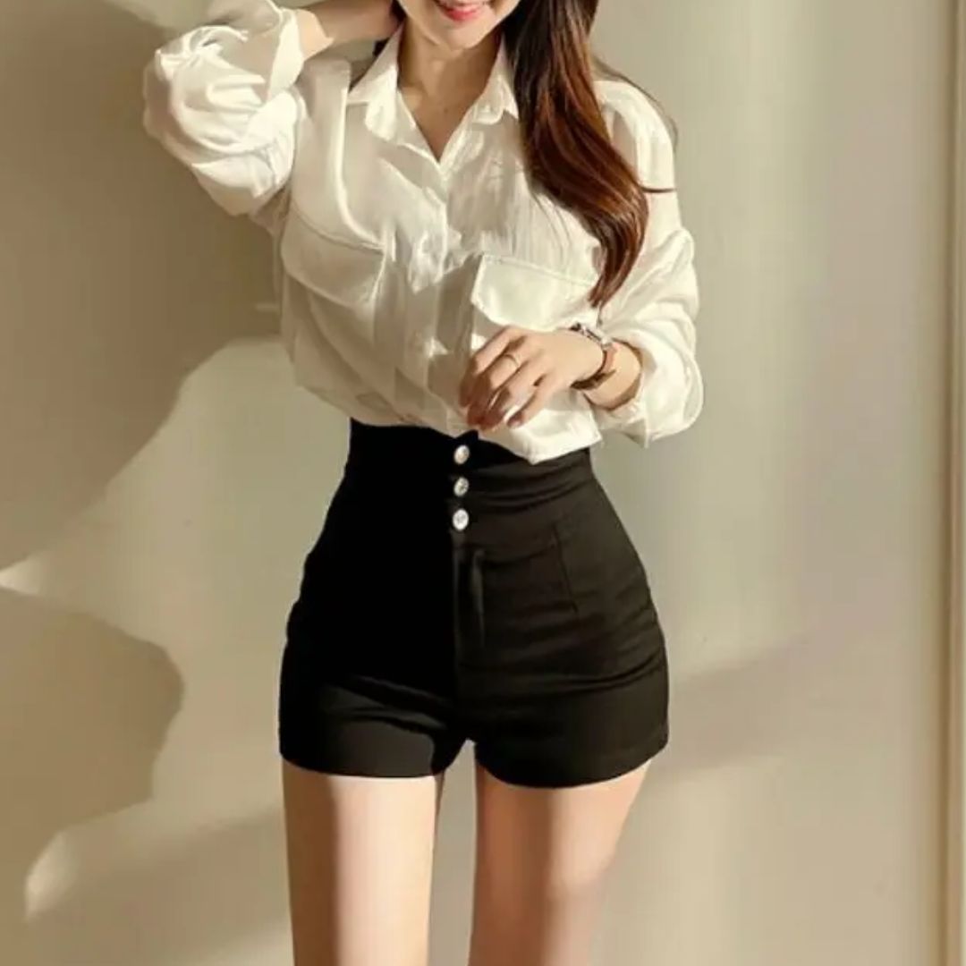 Ilse - Short taille haute élégant