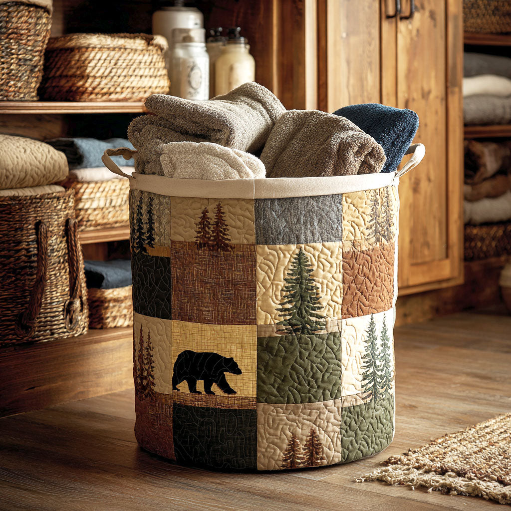 EVIE | PANIER À LINGE EN BOIS