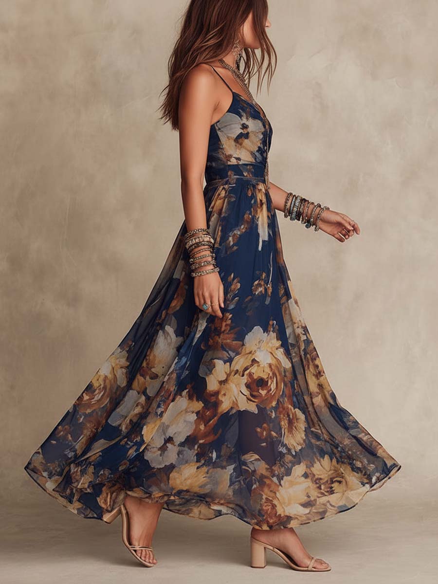 Robe Maxi Fleurie Deborah