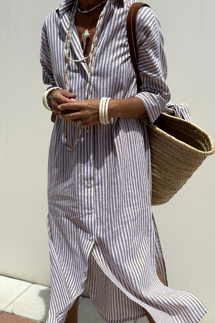 Noan | Robe Rayée Classique