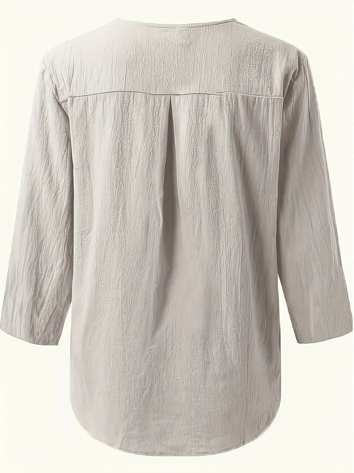Solénya™ | Blouse coton-lin