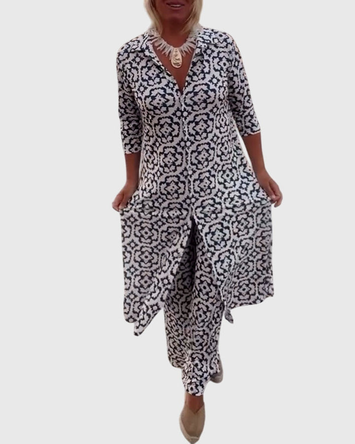 Gabriella™ | Ensemble Élégant Vintage en Deux Pièces