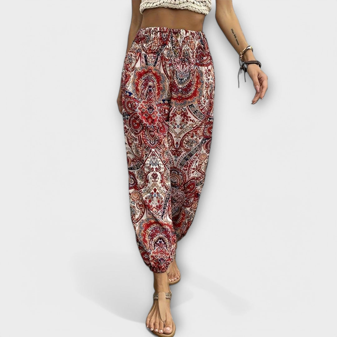 Emily | Pantalons Graphiques Ethniques