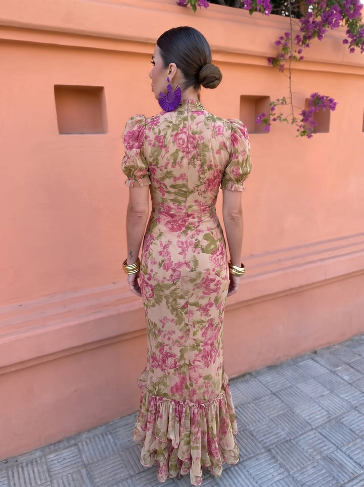 Felicidad™ | Robe Fleurie Rose