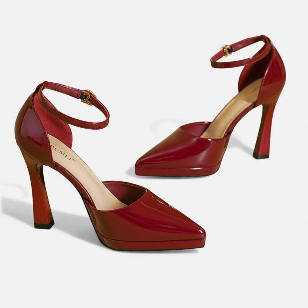 Talons en Cuir Véritable Poli et Élégant