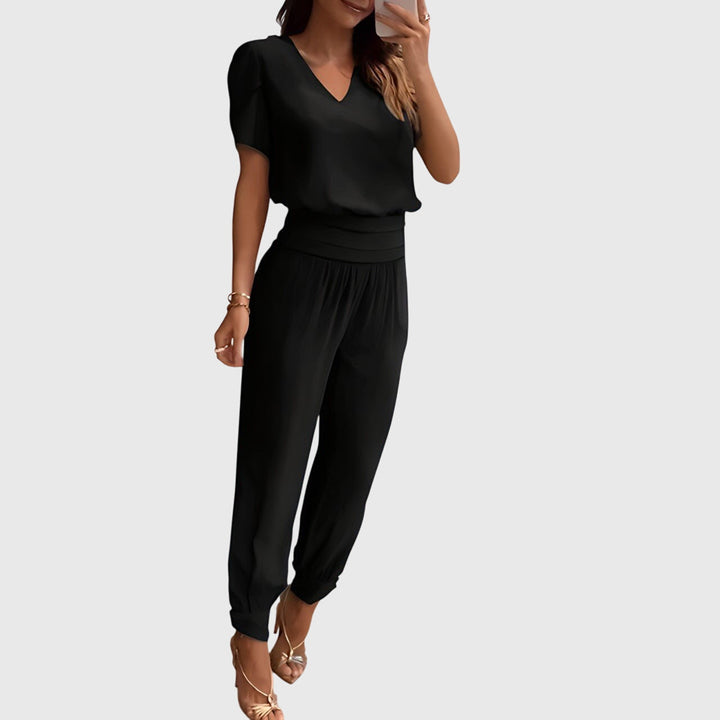 Jennifer™ | Ensemble Blouse et Pantalon Élégant