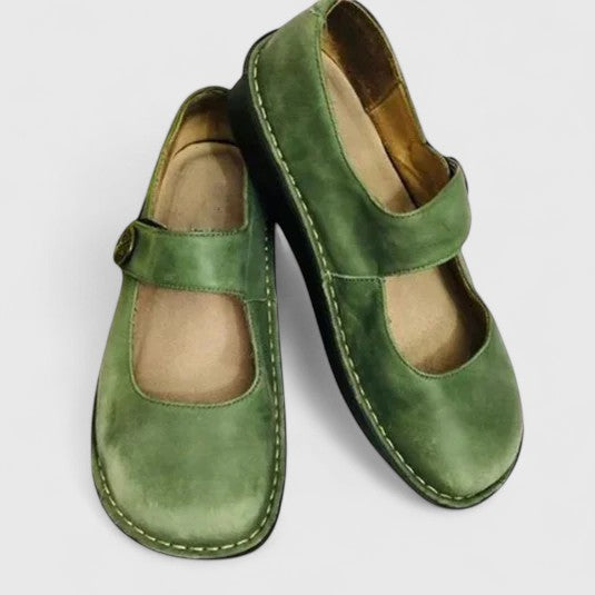 CHAUSSURES EN CUIR VÉRITABLE ORTHOPÉDIQUES MARY JANE