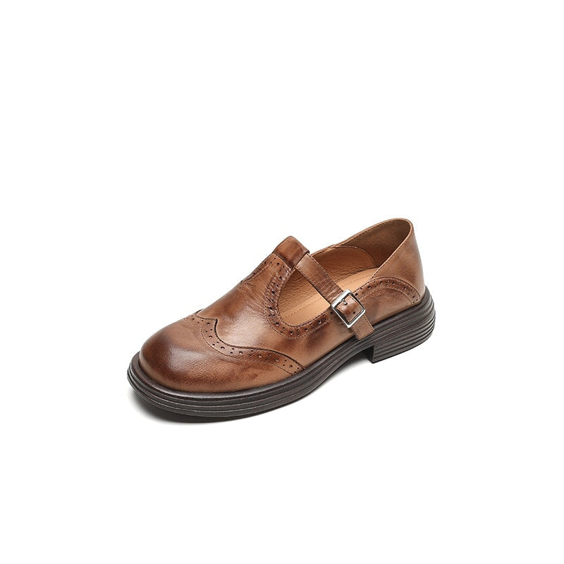 Mary Janes Élégantes en Cuir