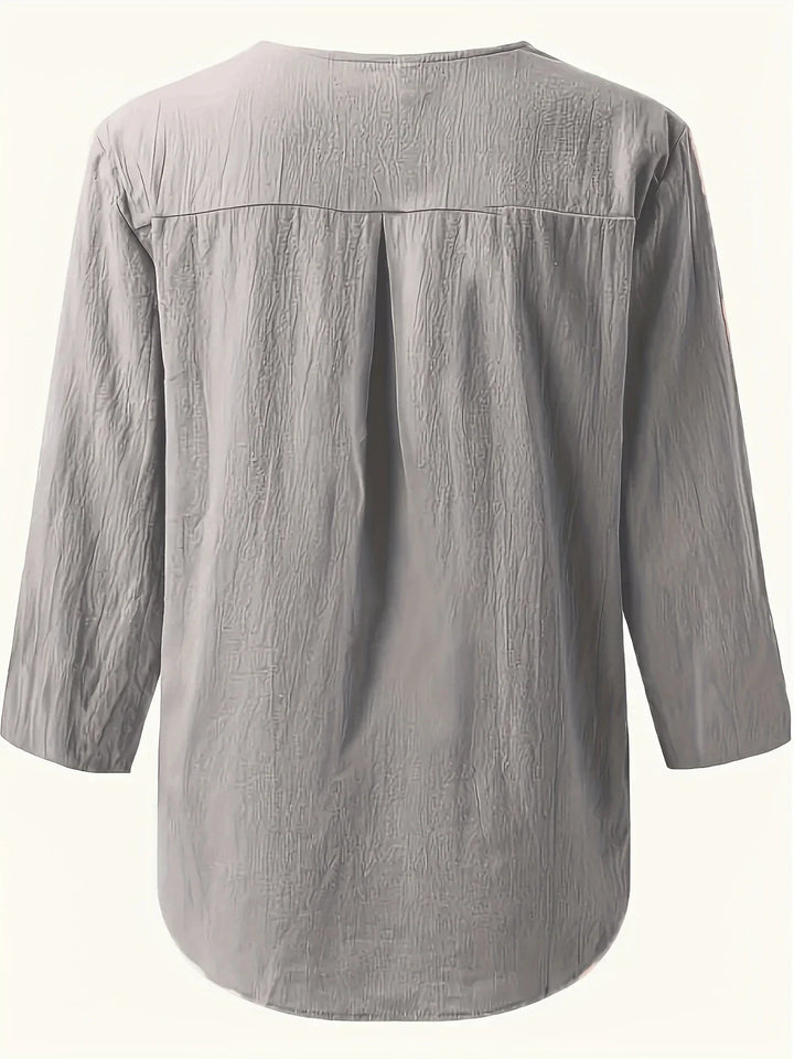 Solénya™ | Blouse coton-lin