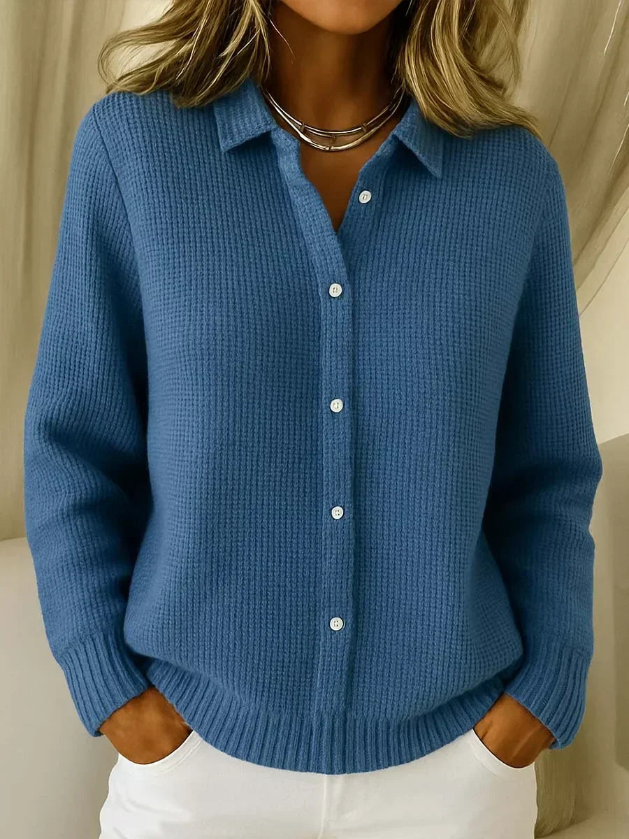 Katrina | Cardigan à Boutons en Tricot Texturé
